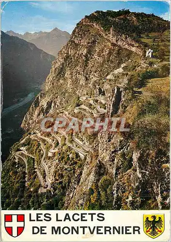 Cartes postales moderne Environs de St Jean de Maurienne Les Lacets de Montvernier et la Vallee de l'Arc
