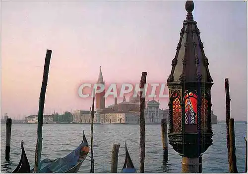 Cartes postales moderne Venezia Isola di S Giorgio Bateaux