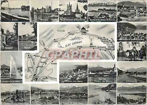 Cartes postales moderne Lac Leman