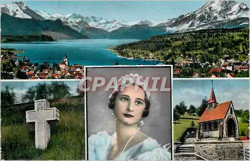 Cartes postales moderne Kussnacht am Rigi (Schweiz) Gedachtaiskapelle Konigin Astrid von Belgien