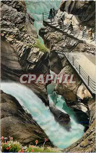 Cartes postales moderne Lauterbrunnen Trummelbach Fall