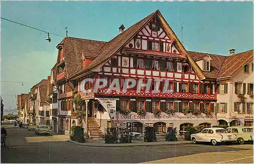 Cartes postales moderne Kubnacht a R Hotel Engel Automobile