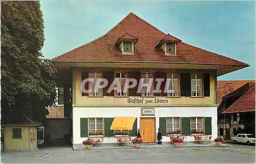 Cartes postales moderne Route Bern Zurich Hotel Restaurant Lowen Hindelbank