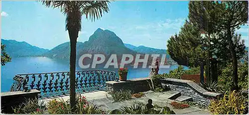 Cartes postales moderne Ruvigliana Lugano Panorama e Monte S Salvatore