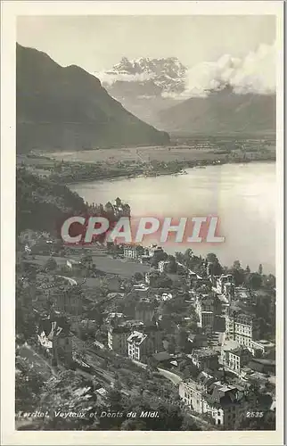 Cartes postales moderne Dent du Midi Territet Veyteux