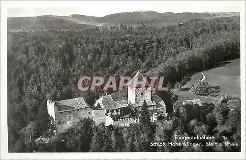 Moderne Karte Stein a Rhein Fliegeraufnahme Schlofs Honenklingen