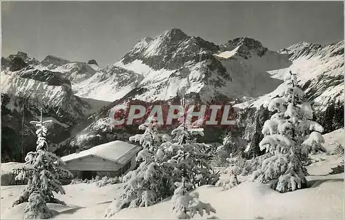 Cartes postales moderne Bergstation der Sesselbahn Kandersteg OeschinenBonderspitze Wildstrubel Gross u Klein Lohner