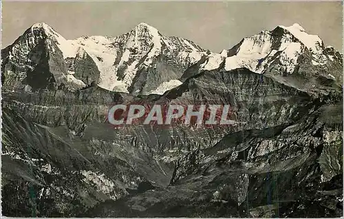 Cartes postales moderne Niesen Bahn Jungfrau Monch Eiger