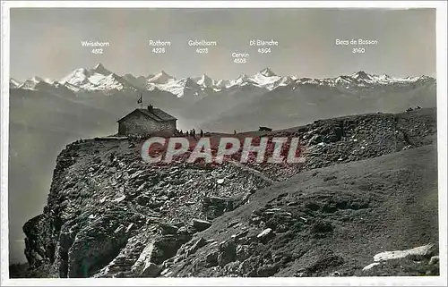 Cartes postales moderne Montana Vermala Vue de la Cabane CAS (alt 2250 m)