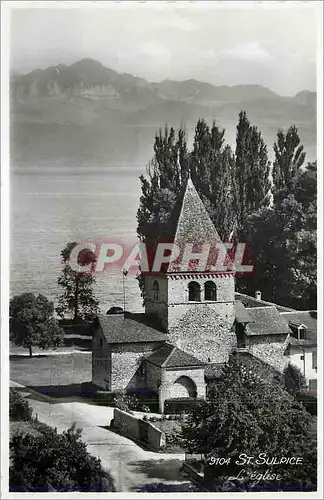 Cartes postales moderne Lausanne St Sulpice L'Eglise Hotel du Debarcadere