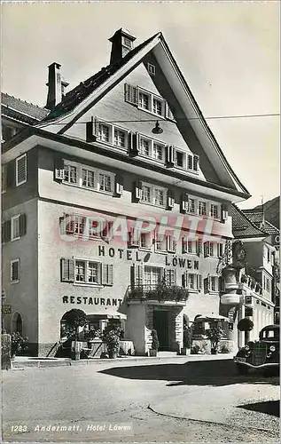 Cartes postales moderne Andermatt Hotel Lowen