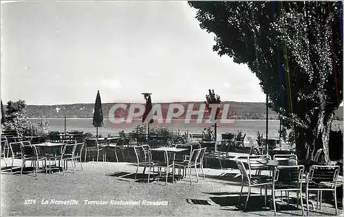 Moderne Karte La Neuveville Terrasse Restaurant