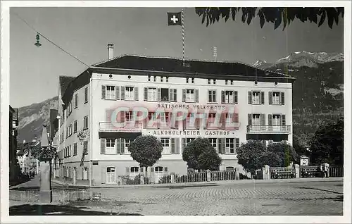 Cartes postales moderne Chur Ratisches Volkshaus Alkoholfreier Gasthof
