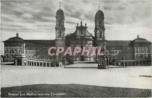 Moderne Karte Kloster und Wallfahrtskirche Einsiedeln