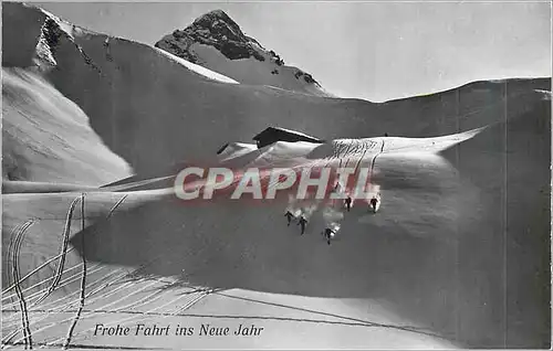 Cartes postales moderne Frohe Fahrt ins Neue Jahr Alp geilskummi