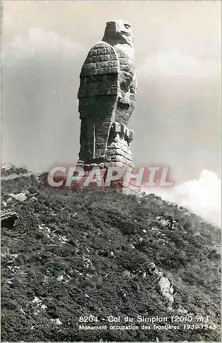 Cartes postales moderne Col de Simplon (2010 m) Monument Occupation des Frontieres 1939 1945