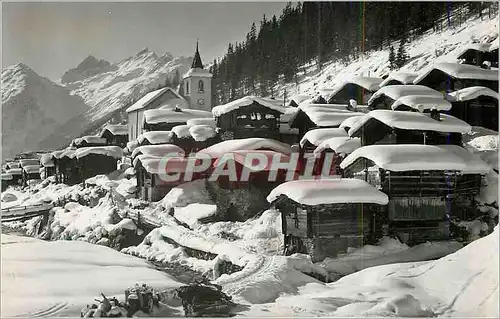 Cartes postales moderne Blatten im Lotschental Rothorner