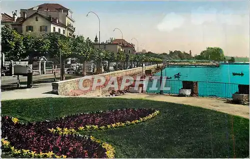 Moderne Karte Nyon Le Quai et le Port