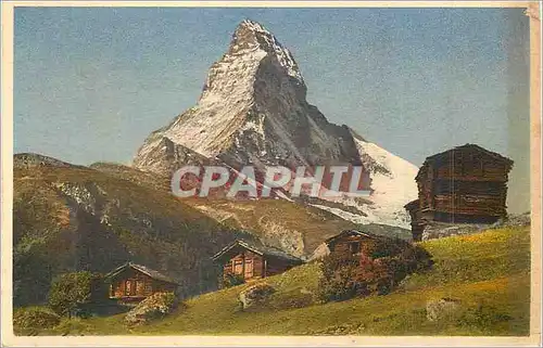 Cartes postales moderne Zermatt Winkelmatten Matterhorn