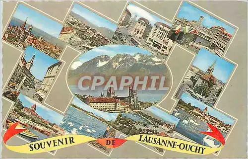 Cartes postales moderne Souvenir de Lausanne Ouchy