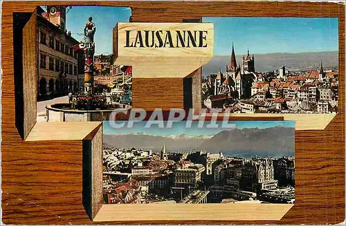 Cartes postales moderne Lausanne Vue Generale aerienne