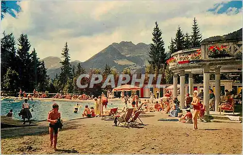 Cartes postales moderne Schwimmbad Piscine Gstaad