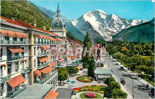 Cartes postales moderne Interlaken Hotels Viktoria und Jungfrau