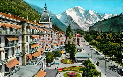 Cartes postales moderne Interlaken Hotels Viktoria und Jungfrau