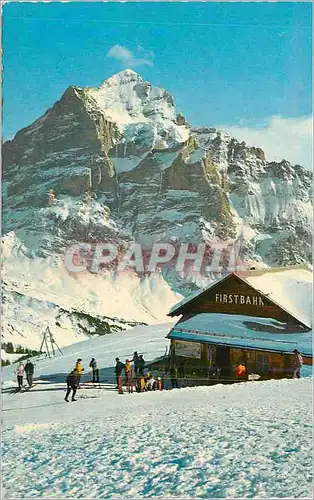 Moderne Karte Grindelwald Fist (2168 m) Wetterhorn (3703 m)