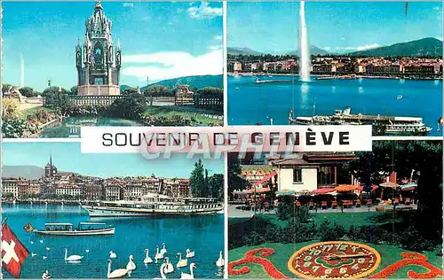 Cartes postales moderne Souvenir de Geneve