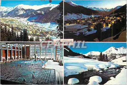 Cartes postales moderne Davos Hallenbad Dischmatal
