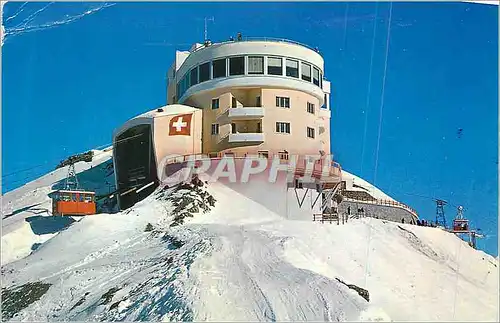 Moderne Karte Davos Berghotel Jakobshorn (2590 m)