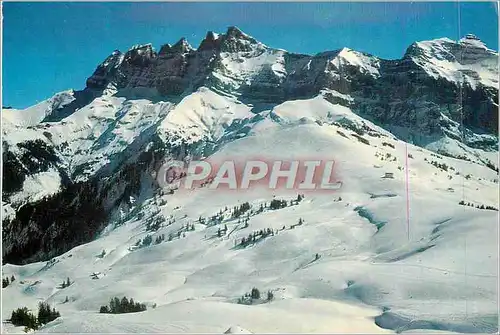 Cartes postales moderne Planachaux sur Champery Dents du Midi et Tour Salliere