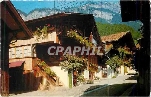 Cartes postales moderne Alte Hauser in Brient (am Brienzersee)