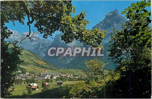 Cartes postales moderne Engelberg (1000 m u M) mit Hahnen