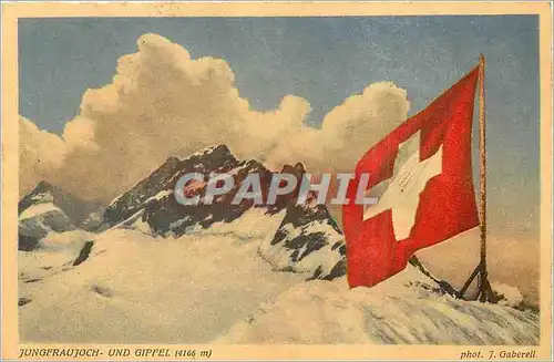 Cartes postales moderne Jungfraujoch et la Jungfrau (4166 m) Jungfrau
