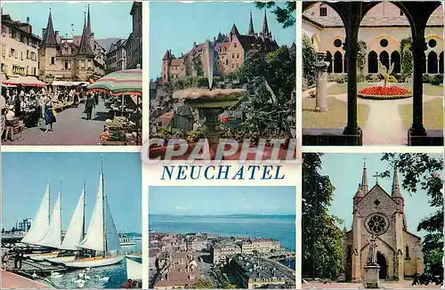 Cartes postales moderne Neuchatel Bateaux