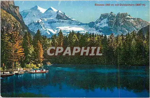 Cartes postales moderne Blausee (900) mit Doldenhorn (3647 m)