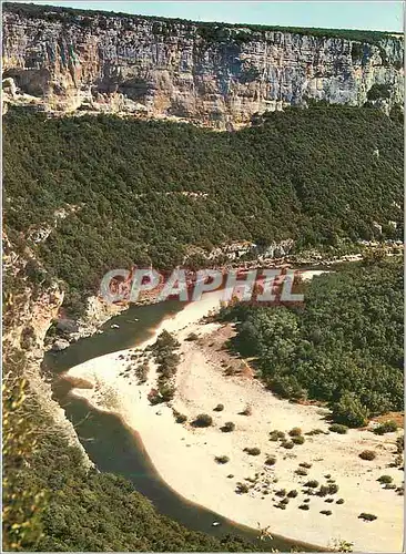 Moderne Karte Les Gorges de l'Ardeche Belvedere du Grand Cirque