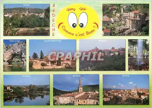 Cartes postales moderne Ardeche Couleurs et Lumiere de France