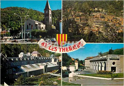 Cartes postales moderne Ax les Thermes Lumiere et Couleurs de l'Ariege Station Thermale Climatique et de Sports d'Hiver