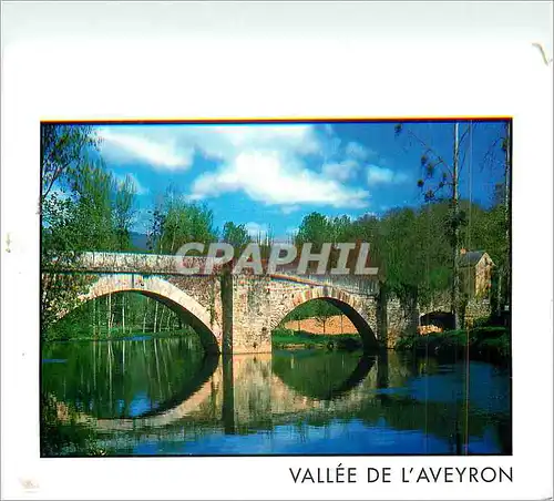 Moderne Karte Vallee de l'Aveyron