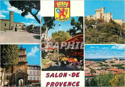 Moderne Karte Salon de Provence (B du Rh) Lion