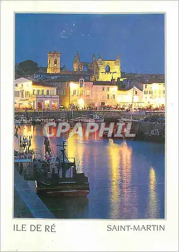 Cartes postales moderne Ile de Re Saint Martin Charente Maritime Bateaux de peche