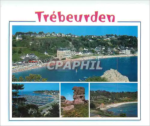 Cartes postales moderne Trebeurden (Cotes d'Armor) Cote de Granit Rose Couleurs de Bretagne La Plage de Tresmeur Le Pere