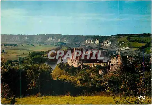 Cartes postales moderne Les Andelys (Eure) Le Chateau Gaillard (XIIe S) et la Vallee de la Seine