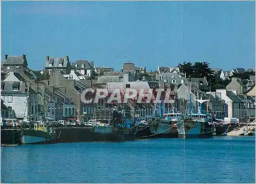 Moderne Karte Camaret sur Mer (Finistere Sud) Vue Generale Bateaux