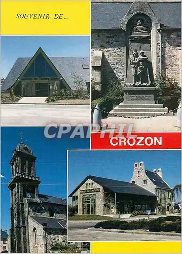 Moderne Karte Crozon (Finistere Nord) vues Diverses