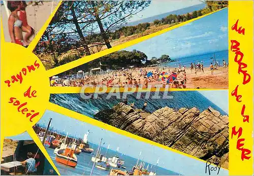 Cartes postales moderne Bord de Mer Rayons de Soleil