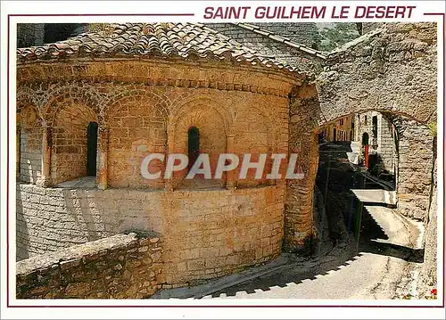 Moderne Karte Saint Guilbem le Desert (Herault)